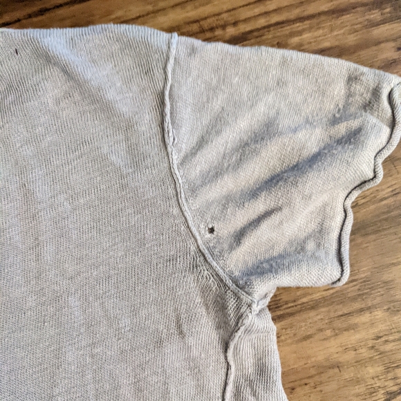 Anthropologie John & Jenn Gray Linen Crop Top - Picture 8 of 15